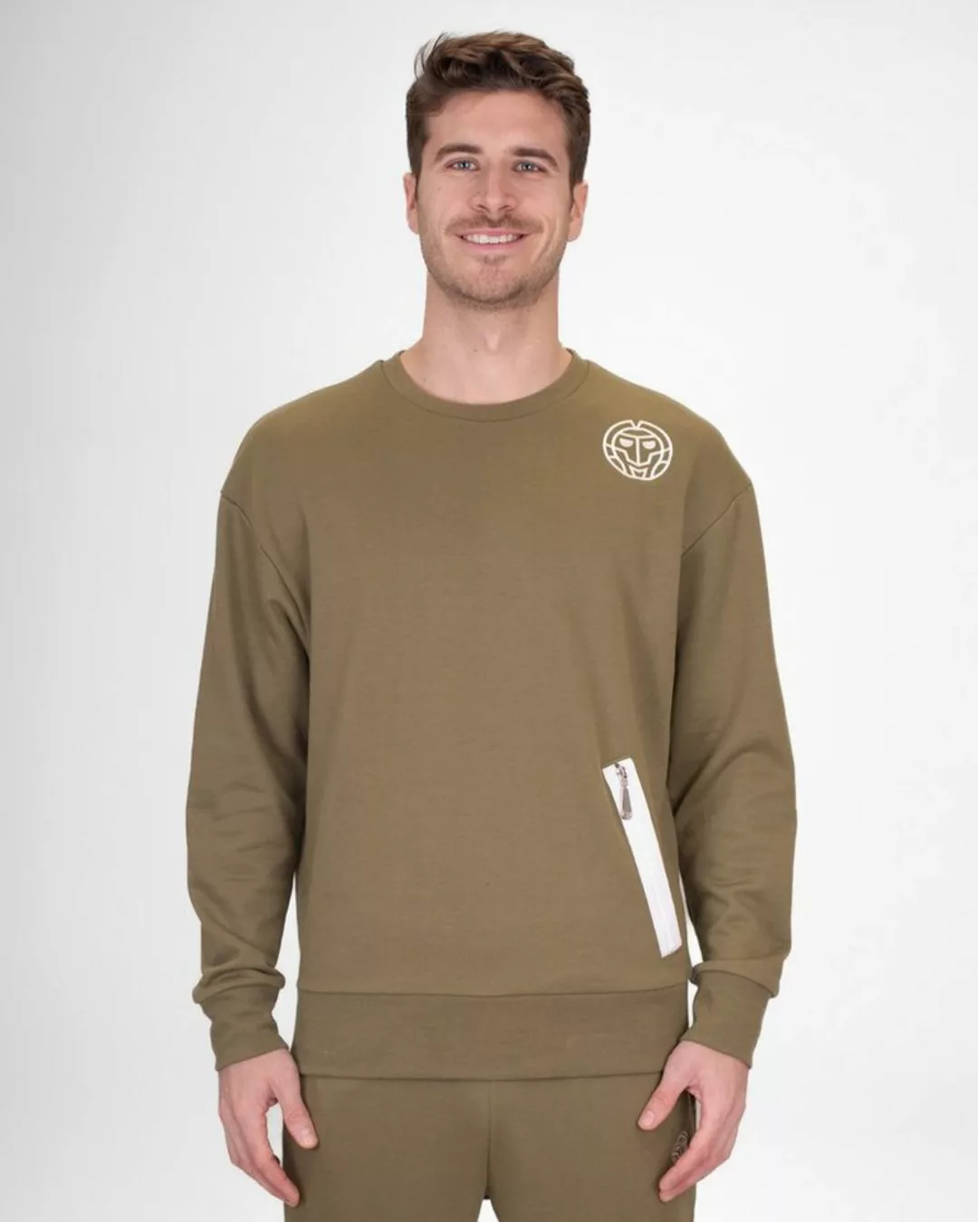 BIDI BADU Sweatshirt Chill Sweatshirt für Herren in oliv günstig online kaufen