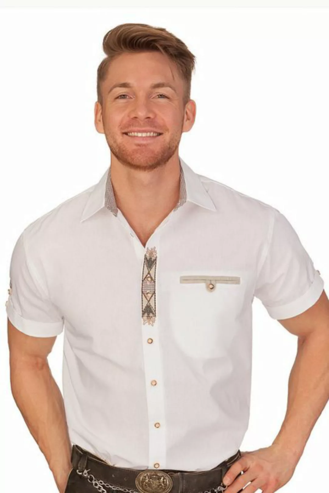 orbis Trachtenhemd Trachtenhemd - POIDL - weiß günstig online kaufen
