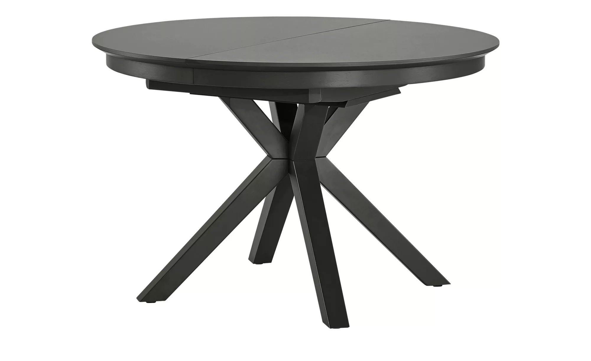 Berger & Rath Säulentisch ausziehbar  Xeno - grau - 77 cm - Tische > Esstis günstig online kaufen