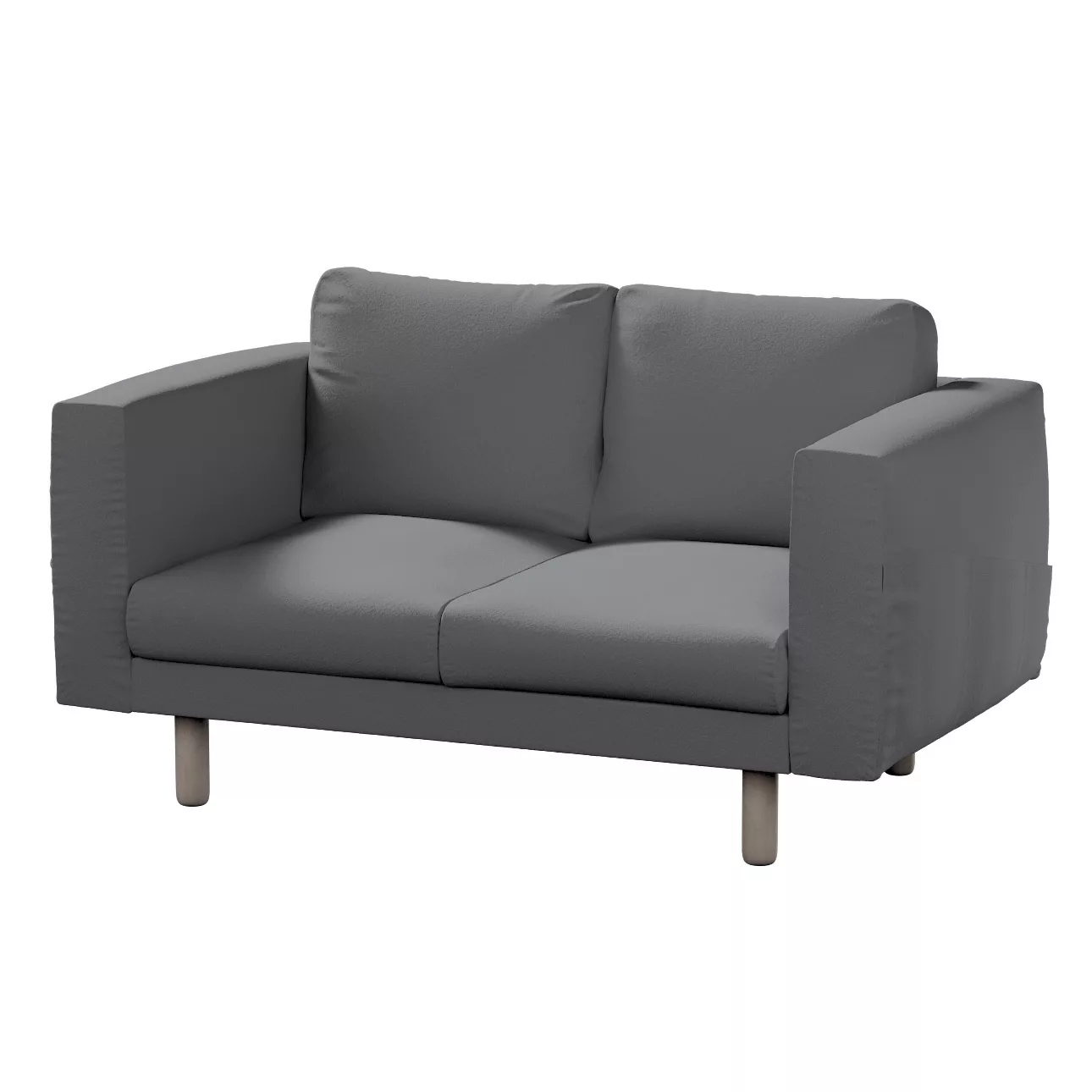 Bezug für Norsborg 2-Sitzer Sofa, grau, Norsborg 2-Sitzer Sofabezug, Bouclé günstig online kaufen