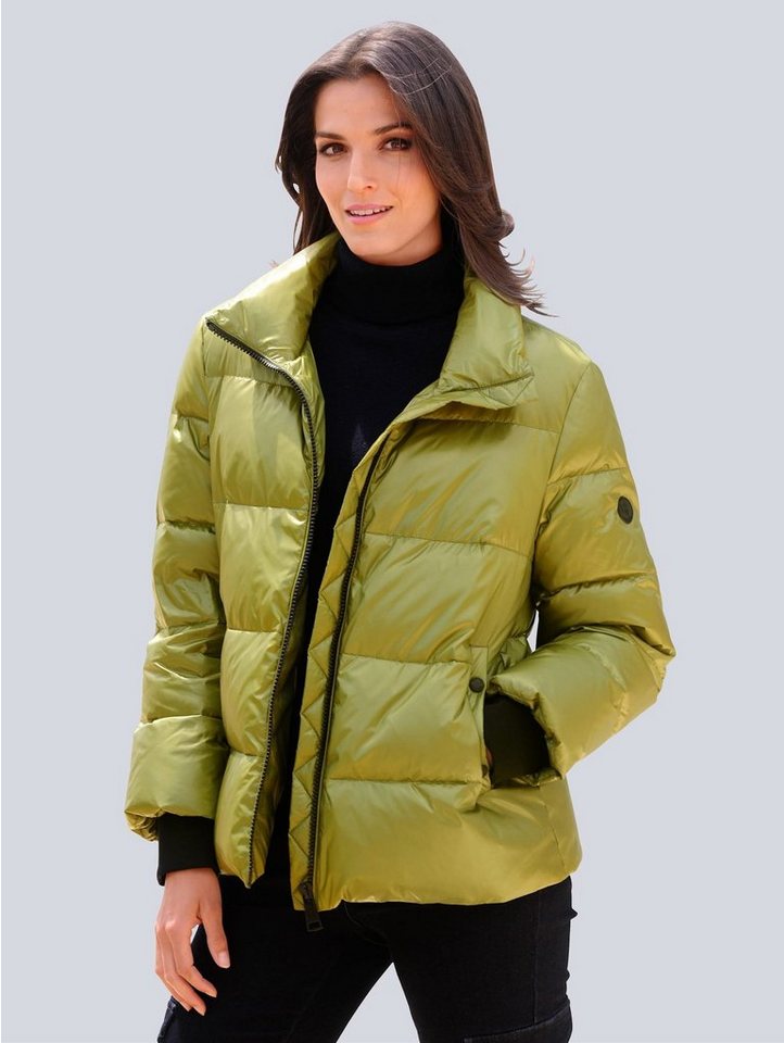 Alba Moda Daunenjacke • grün • figurumspielender Schnitt günstig online kaufen