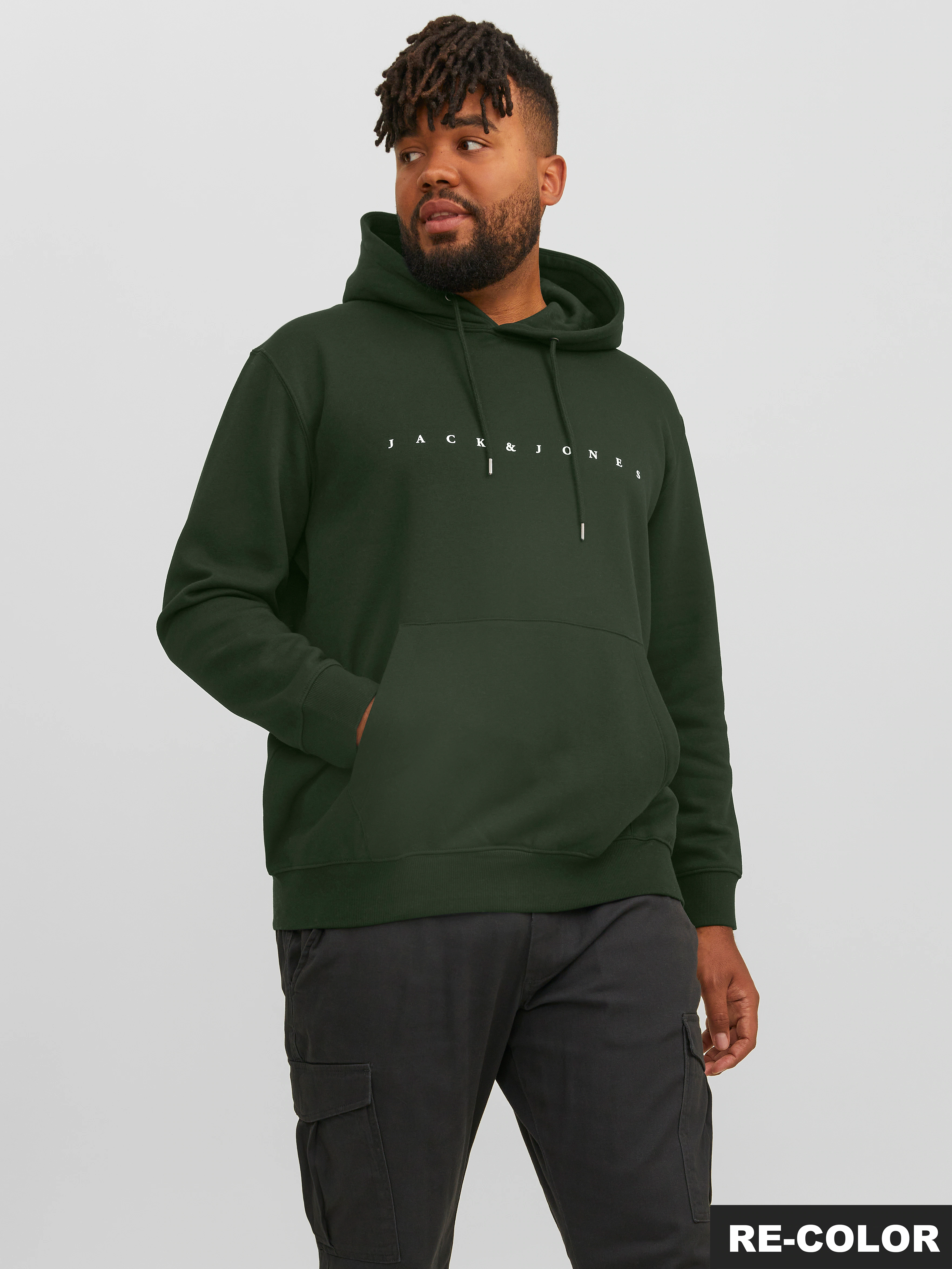 Jack & Jones PlusSize Kapuzensweatshirt "JJESTAR JJ SWEAT HOOD NOOS PLS", m günstig online kaufen
