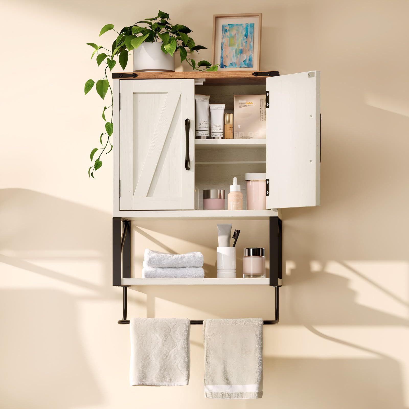 VINGLI Hängeschrank Badezimmerschrank hängend, Badschrank hängend, günstig online kaufen
