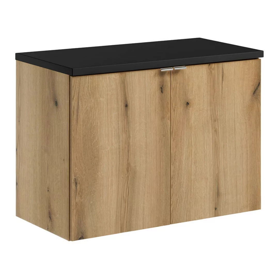 Lomadox Unterschrank NEWPORT-56-OAK Waschtischunterschrank, 80cm, Eiche und günstig online kaufen