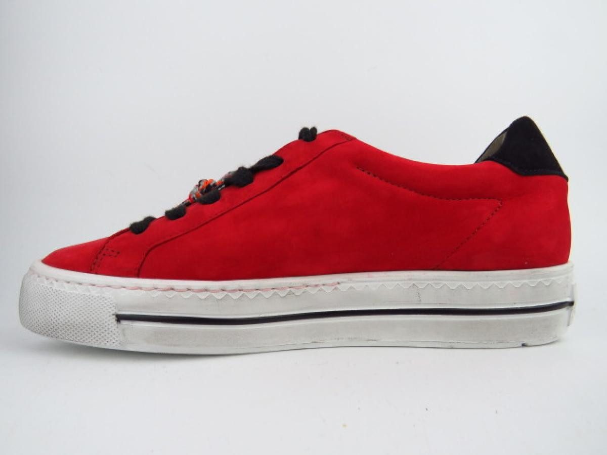 Paul Green Nubuk/Sz. chilli/schwarz Sneaker günstig online kaufen