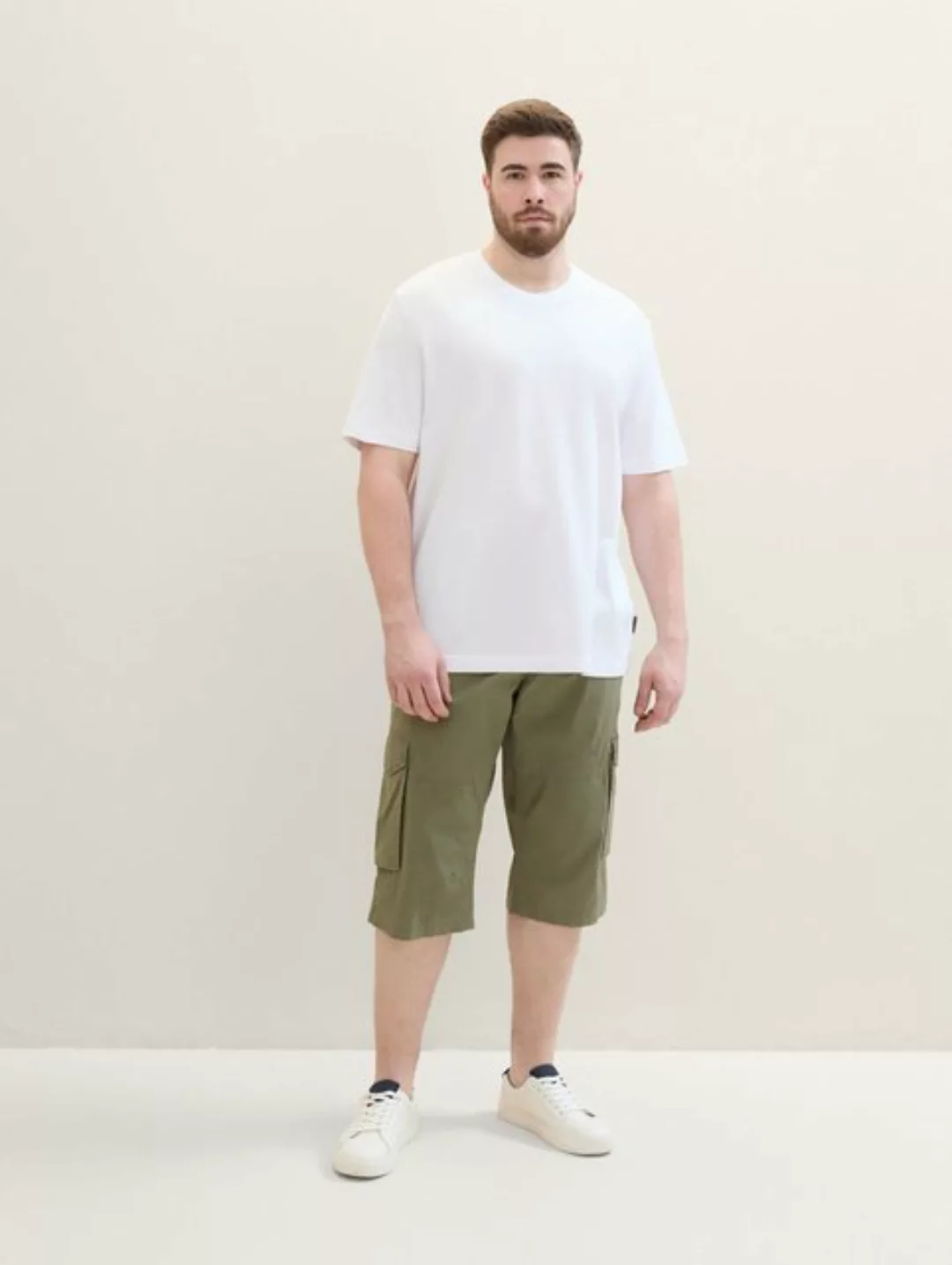 TOM TAILOR PLUS Bermudas Plus - Overknee Shorts günstig online kaufen