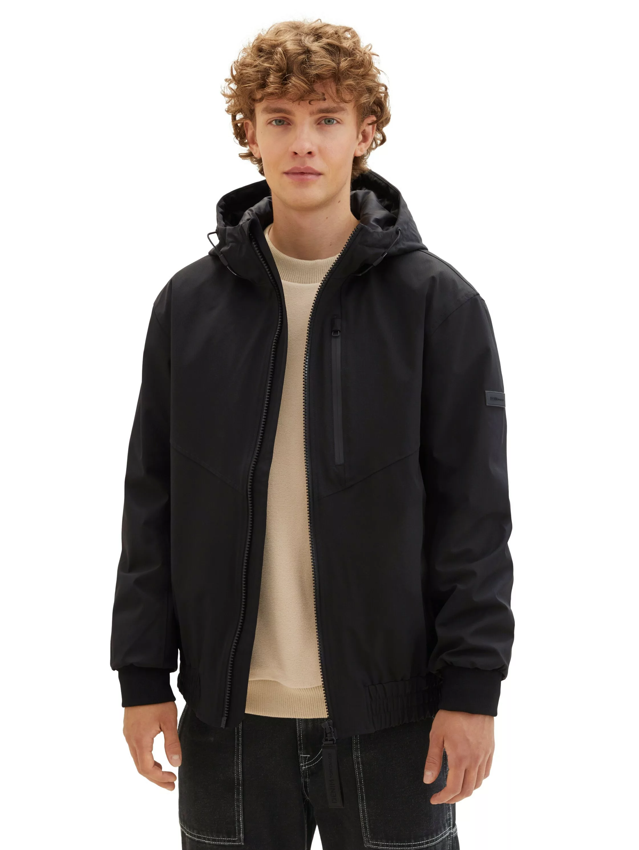TOM TAILOR Denim Fieldjacket Jacke mit Kapuze günstig online kaufen