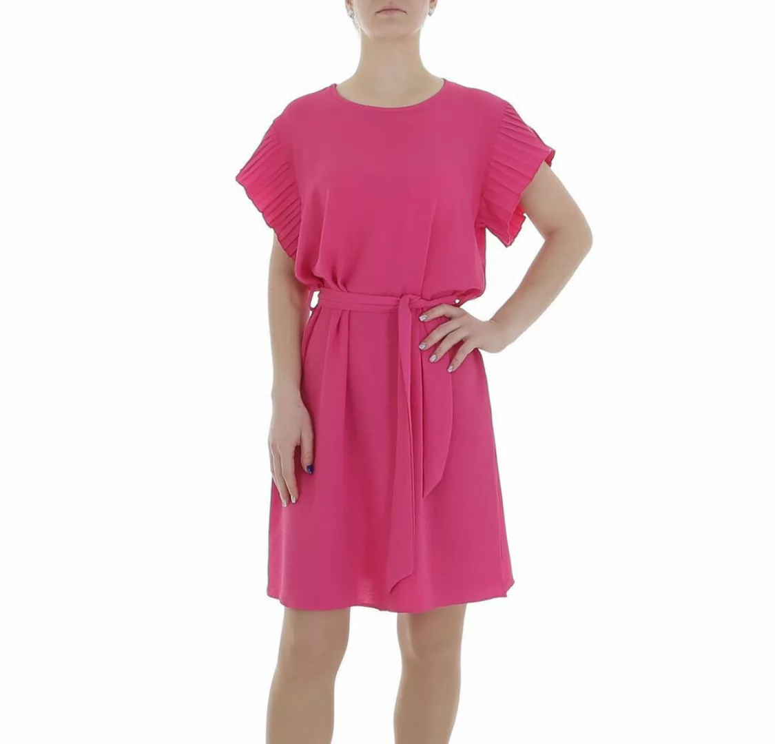 Ital-Design Sommerkleid Damen Freizeit (86164424) Kreppoptik/gesmokt Minikl günstig online kaufen