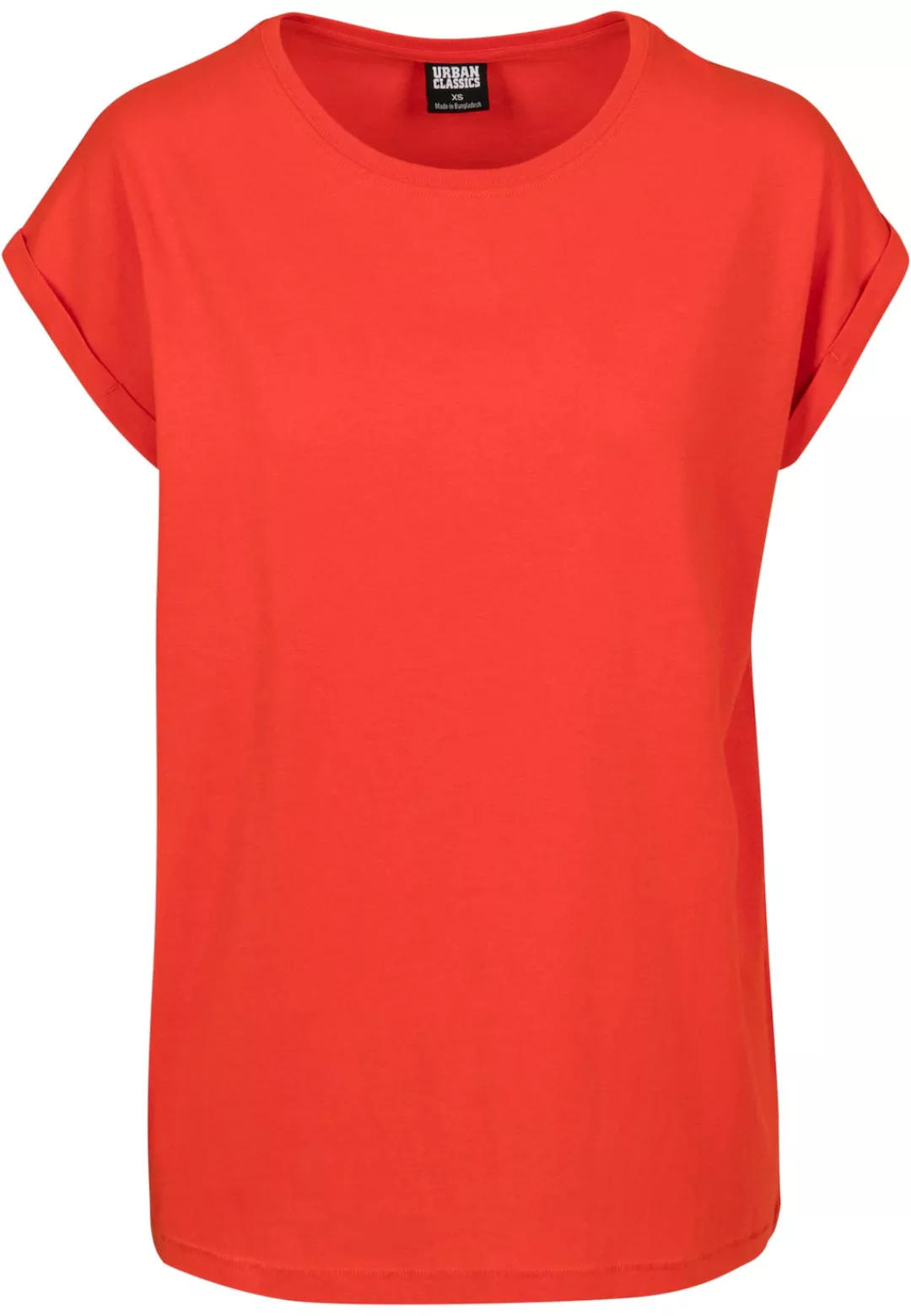 URBAN CLASSICS Kurzarmshirt "Urban Classics Damen Ladies Extended Shoulder günstig online kaufen