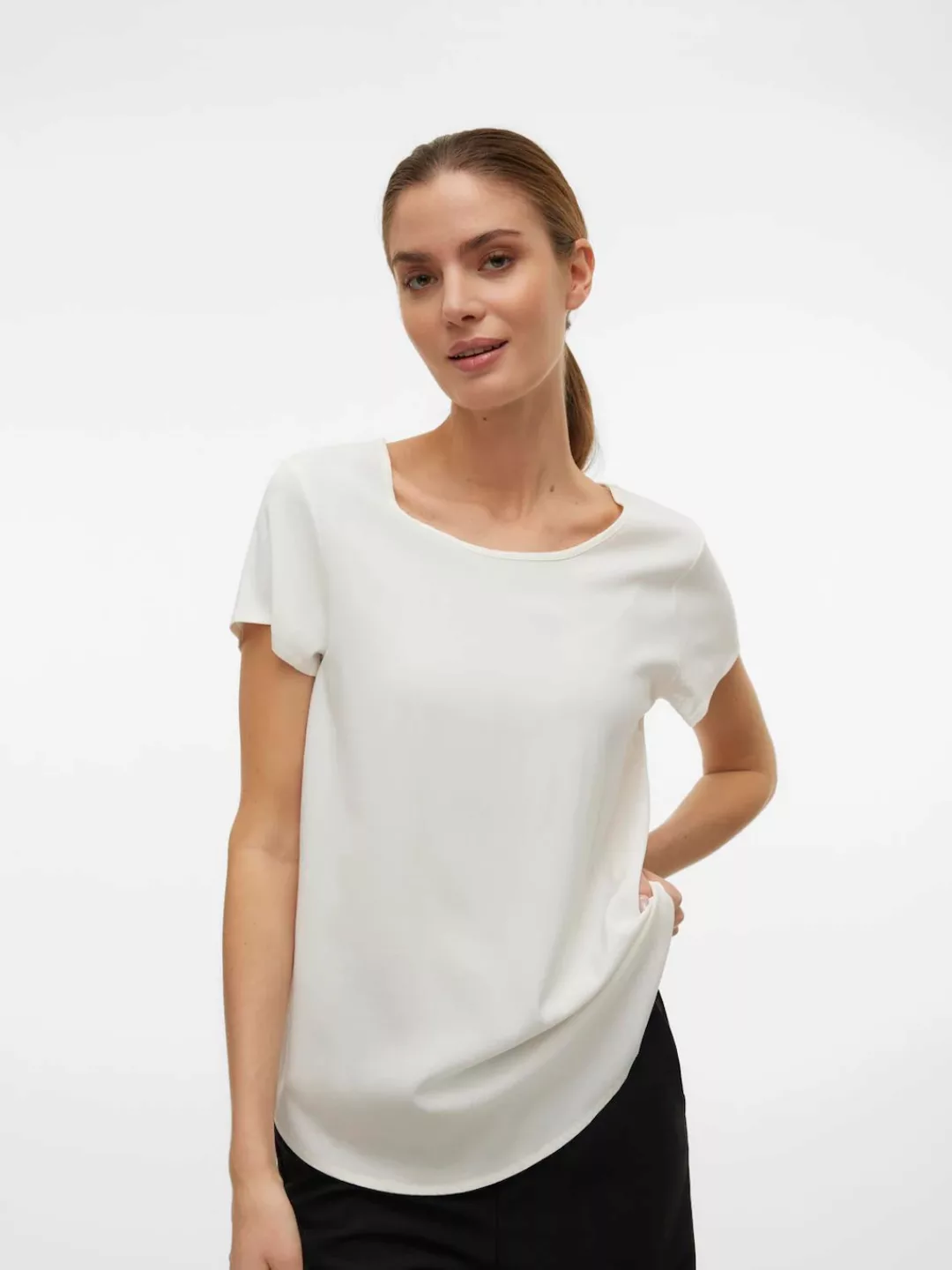 Vero Moda T-Shirt BELLA (1-tlg) Plain/ohne Details, Weiteres Detail günstig online kaufen