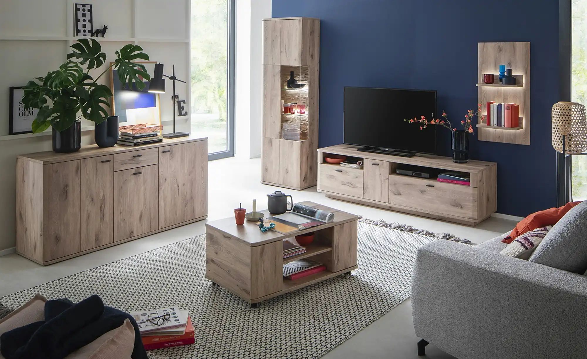 uno Sideboard  Prato ¦ holzfarben ¦ Maße (cm): B: 149 H: 78 T: 44.0 Kommode günstig online kaufen