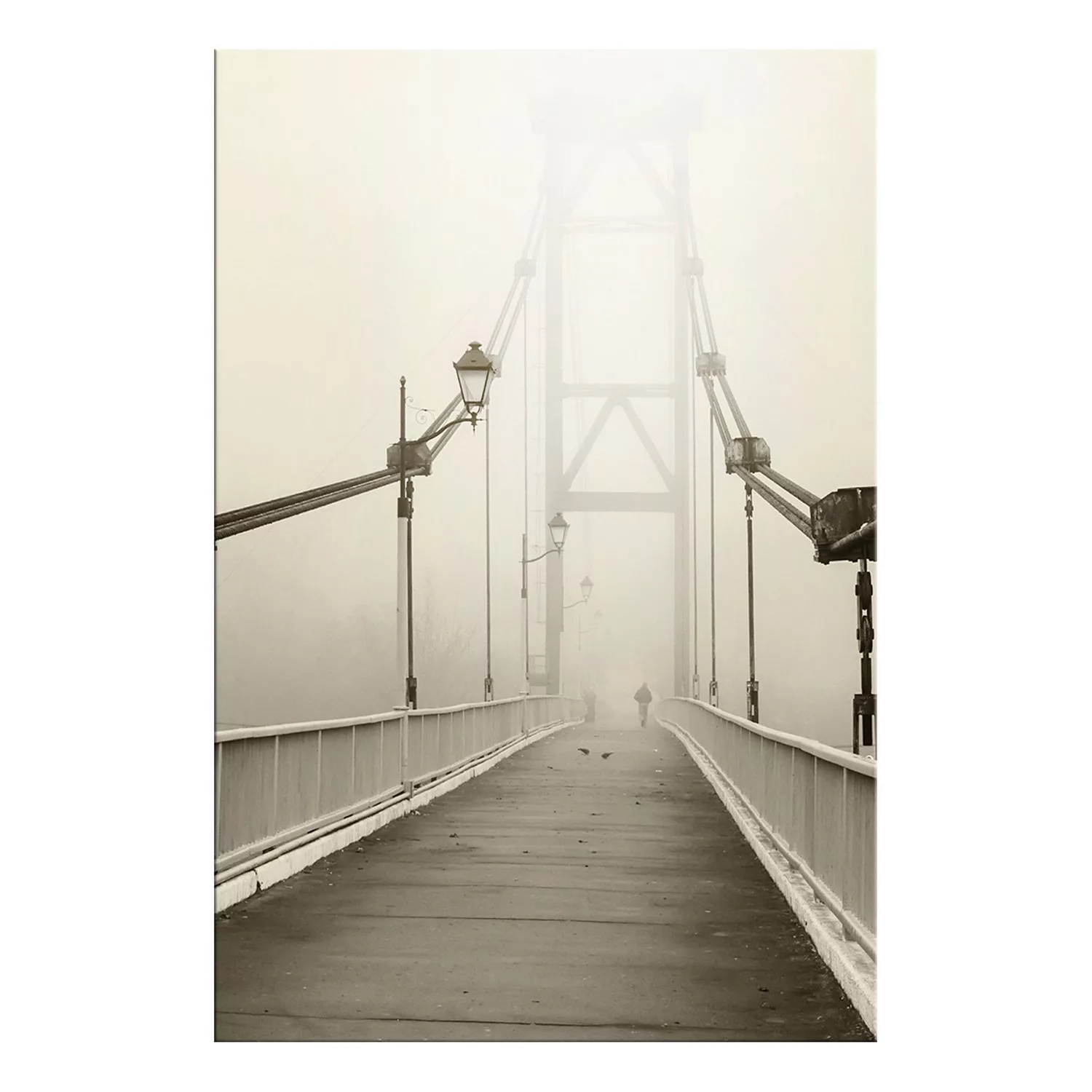 home24 Wandbild Bridge in the Fog günstig online kaufen