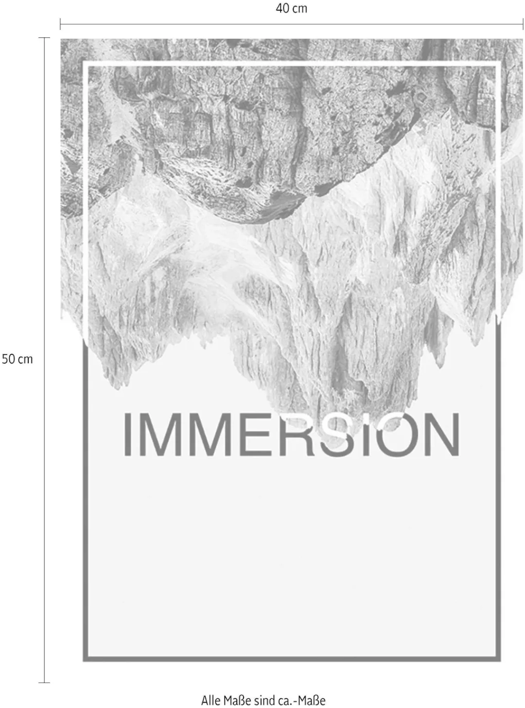 Komar Poster "Immersion Sand", Abstrakt-Sprüche & Texte, (1 St.) günstig online kaufen