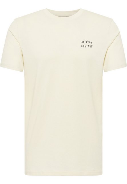 MUSTANG Kurzarmshirt Herren Label-Shirt günstig online kaufen