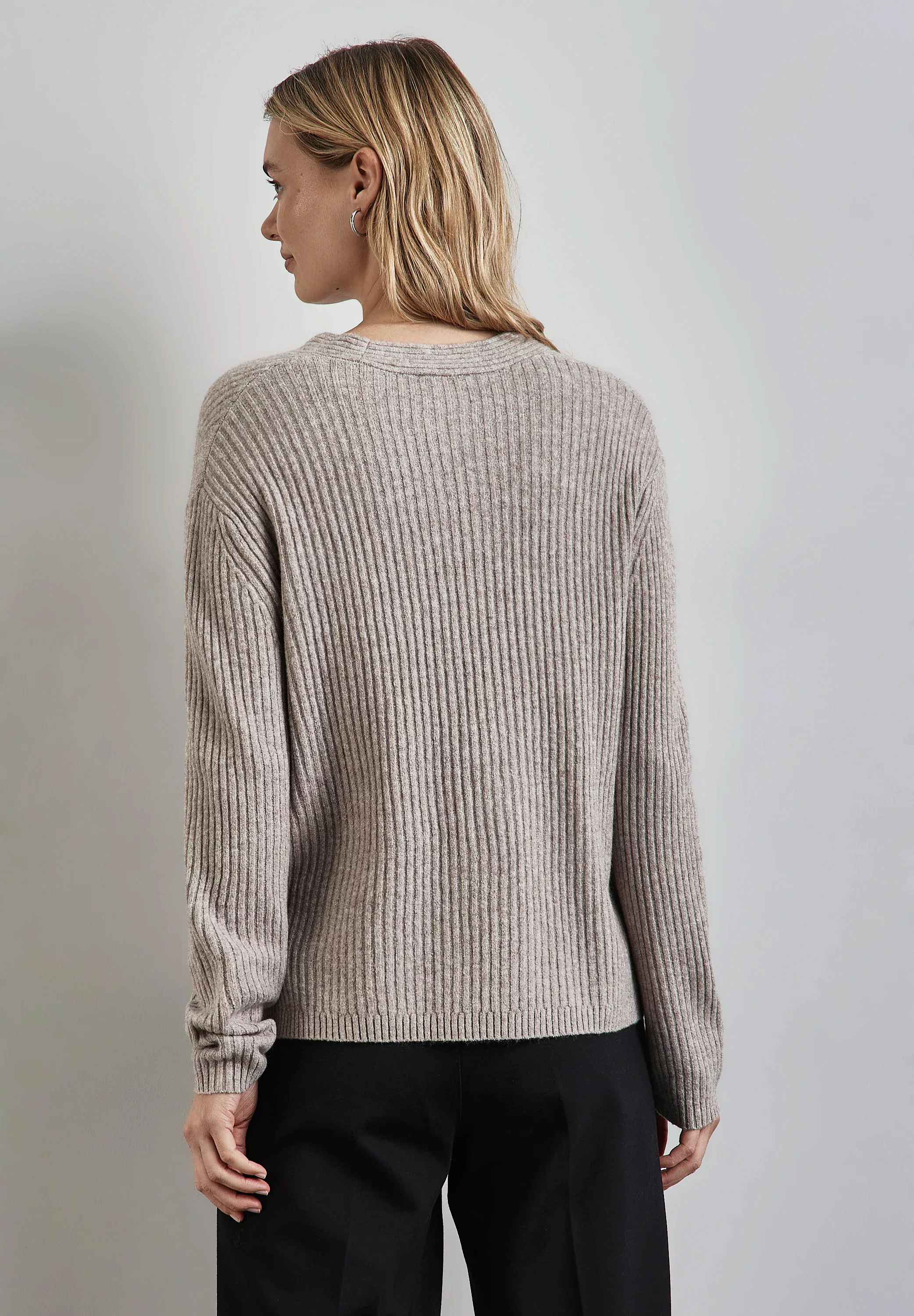 STREET ONE Strickpullover, mit V-Ausschnitt günstig online kaufen