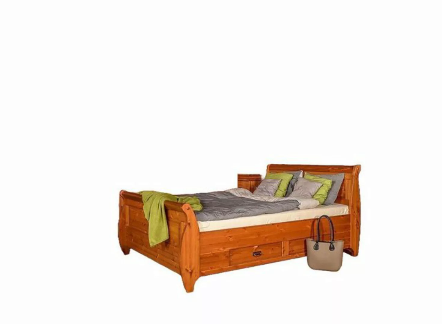 JVmoebel Bett Design Luxus Doppel Hotel Betten Schlafzimmer Holz 180x200cm günstig online kaufen