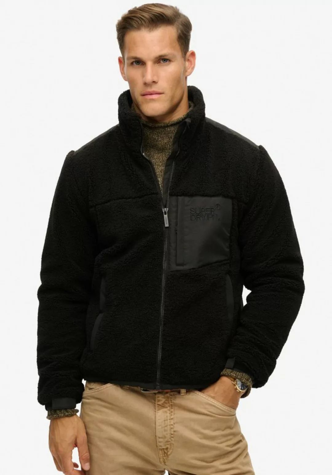 Superdry Fleecejacke RELAXED FLEECE TREKKER JACKET günstig online kaufen