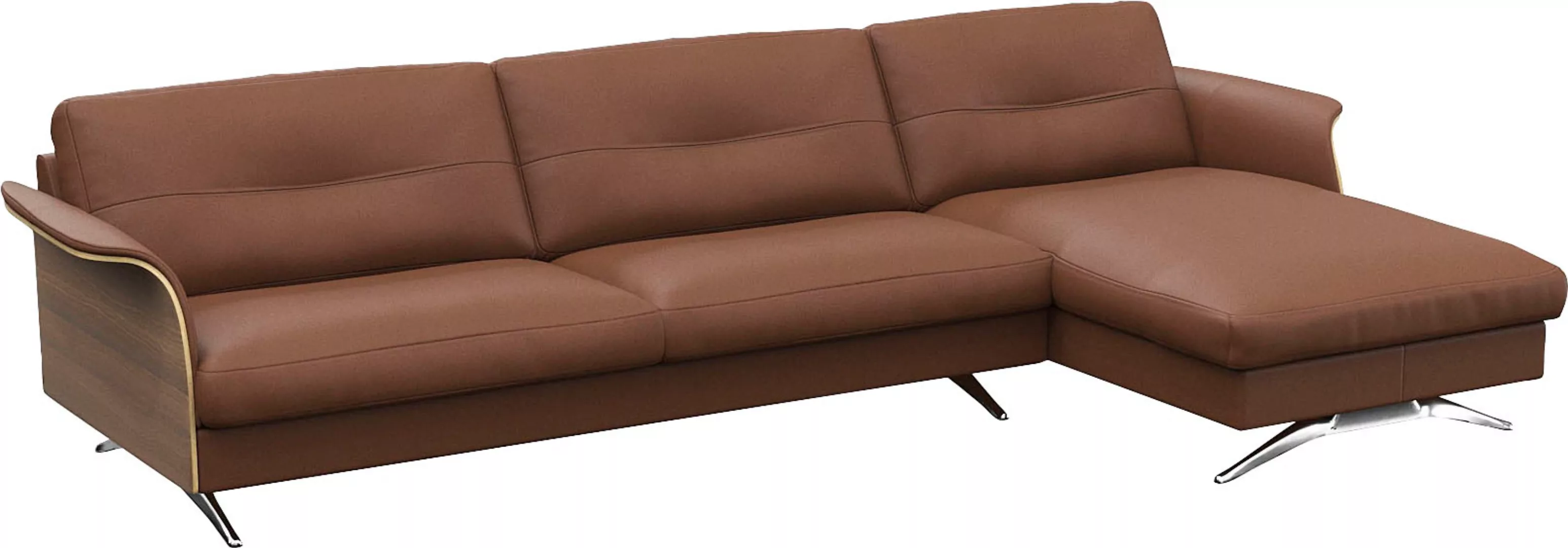 FLEXLUX Ecksofa »Glow, super bequem durch hochwertigem Sitzaufbau mit Feder günstig online kaufen