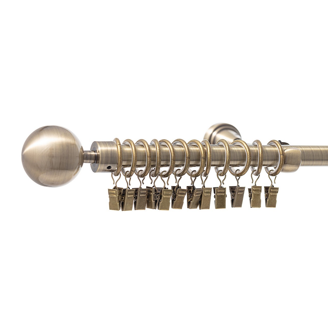 Gardinenstange Elegant antique brass 200cm, 200 cm günstig online kaufen