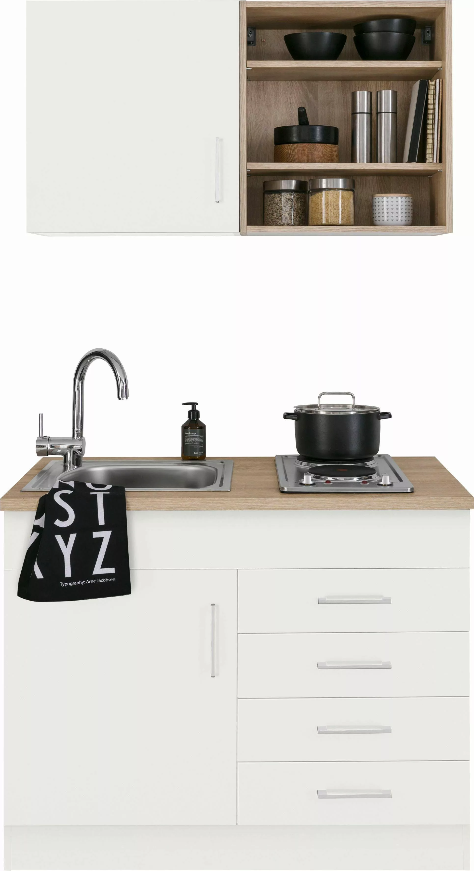 KOCHSTATION Pantryküche KS-Mali, Breite 100 cm, günstig online kaufen