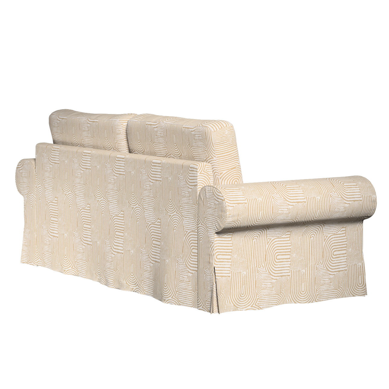 Bezug für Backabro 3-Sitzer Sofa ausklappbar, beige-ecru, Bezug für Backabr günstig online kaufen