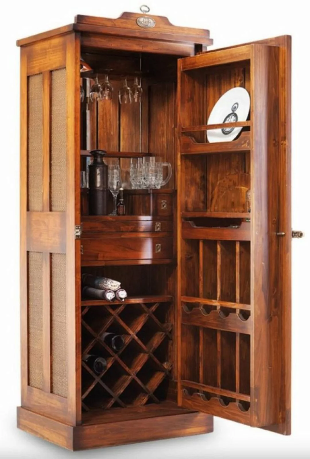 Casa Padrino Barschrank Casa Padrino Luxus Vintage Stil Barschrank Braun 69 günstig online kaufen