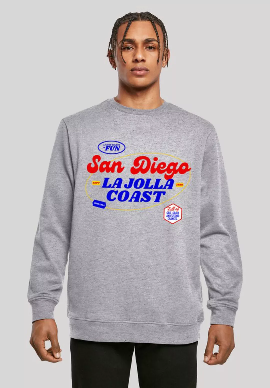 F4NT4STIC Kapuzenpullover San Diego CREW Print günstig online kaufen