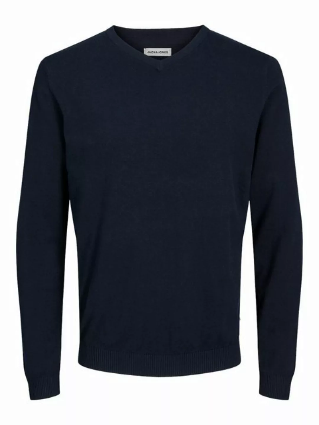 Jack & Jones V-Ausschnitt-Pullover "JJEBASIC KNIT V-NECK" günstig online kaufen