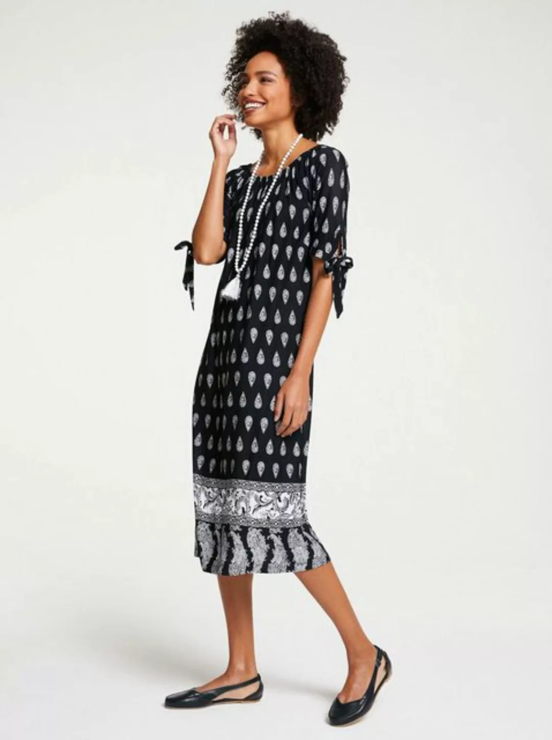 heine Strickkleid Druck-Kleid günstig online kaufen