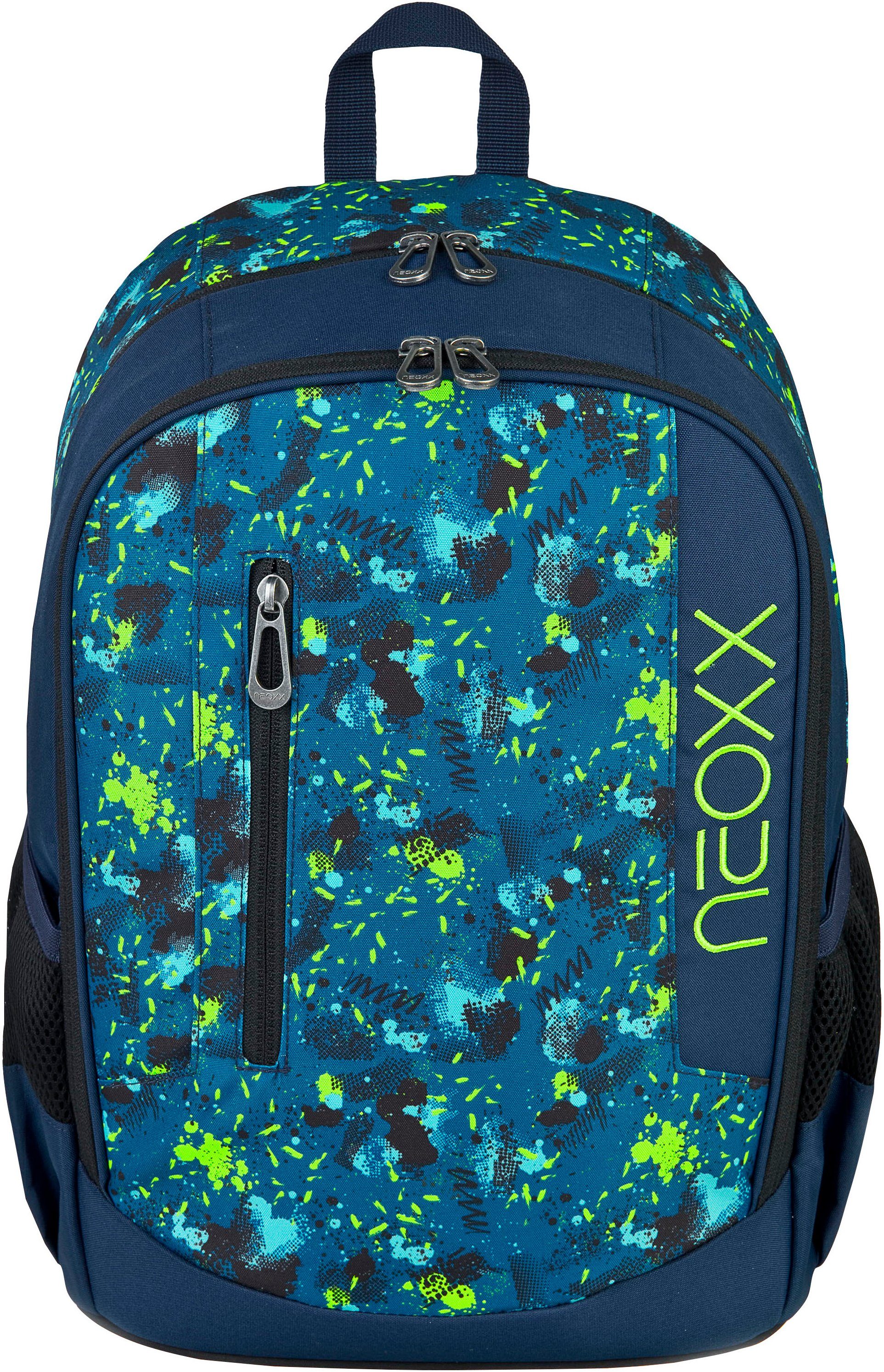 neoxx Schulrucksack Flow, Petrol Extreme, teilweise günstig online kaufen