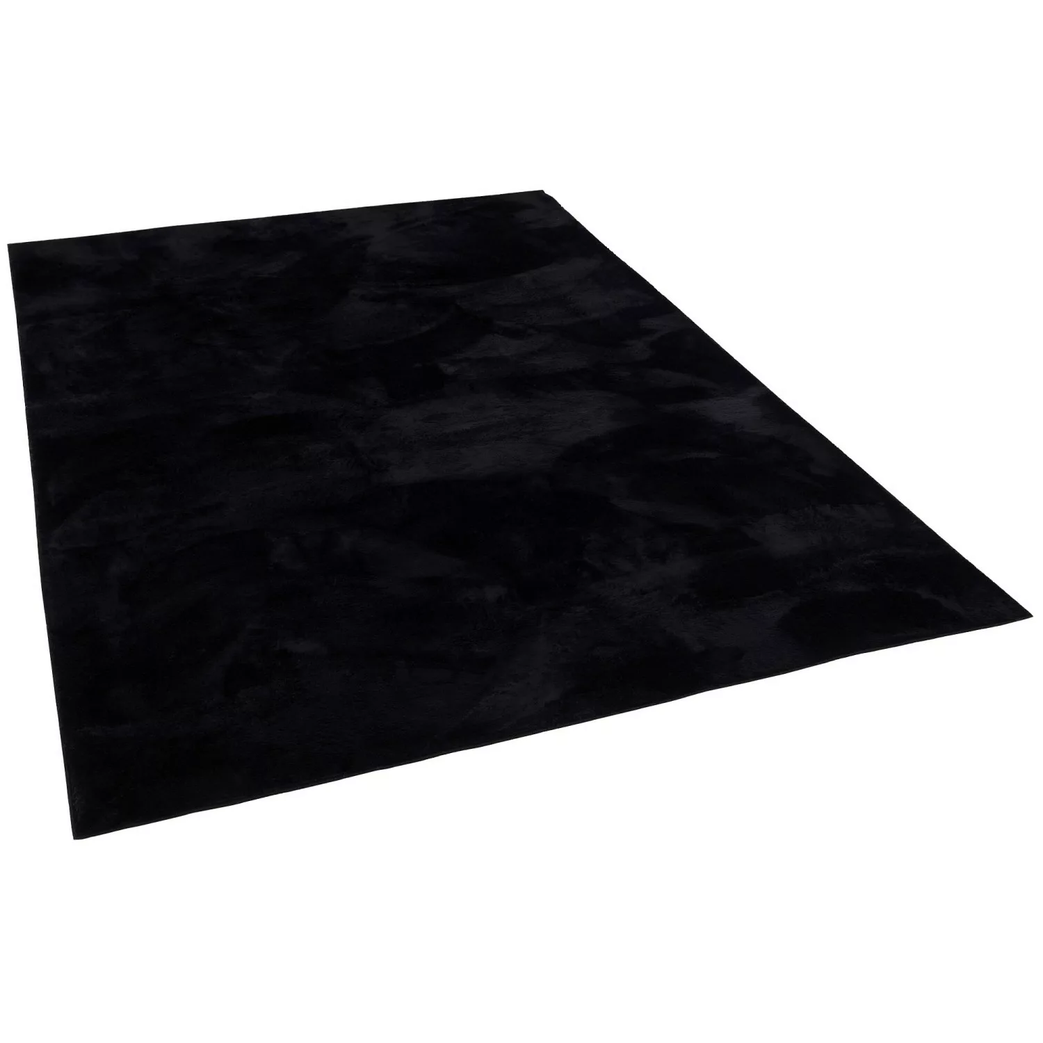 Pergamon Luxus Super Soft Fellteppich Pearl Schwarz 200x290cm günstig online kaufen