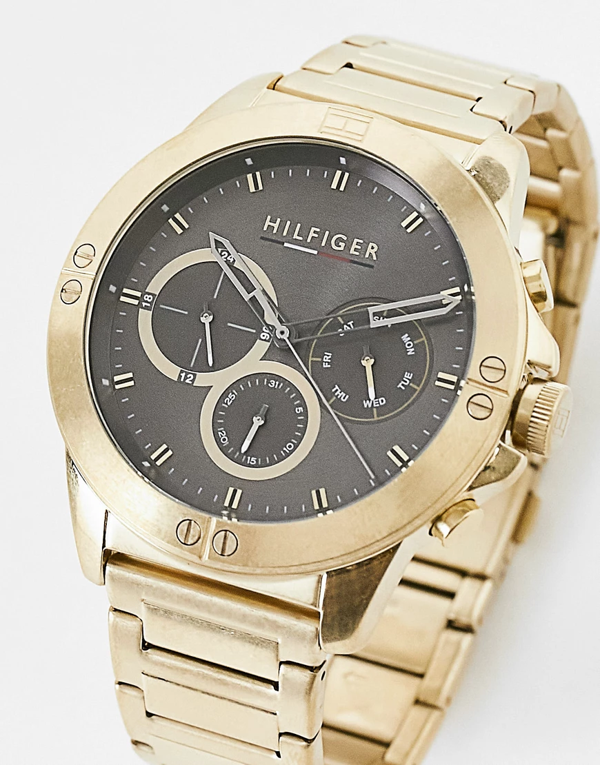 Tommy Hilfiger – Chronographen-Armbanduhr für Herren in Gold, 1791891-Goldf günstig online kaufen