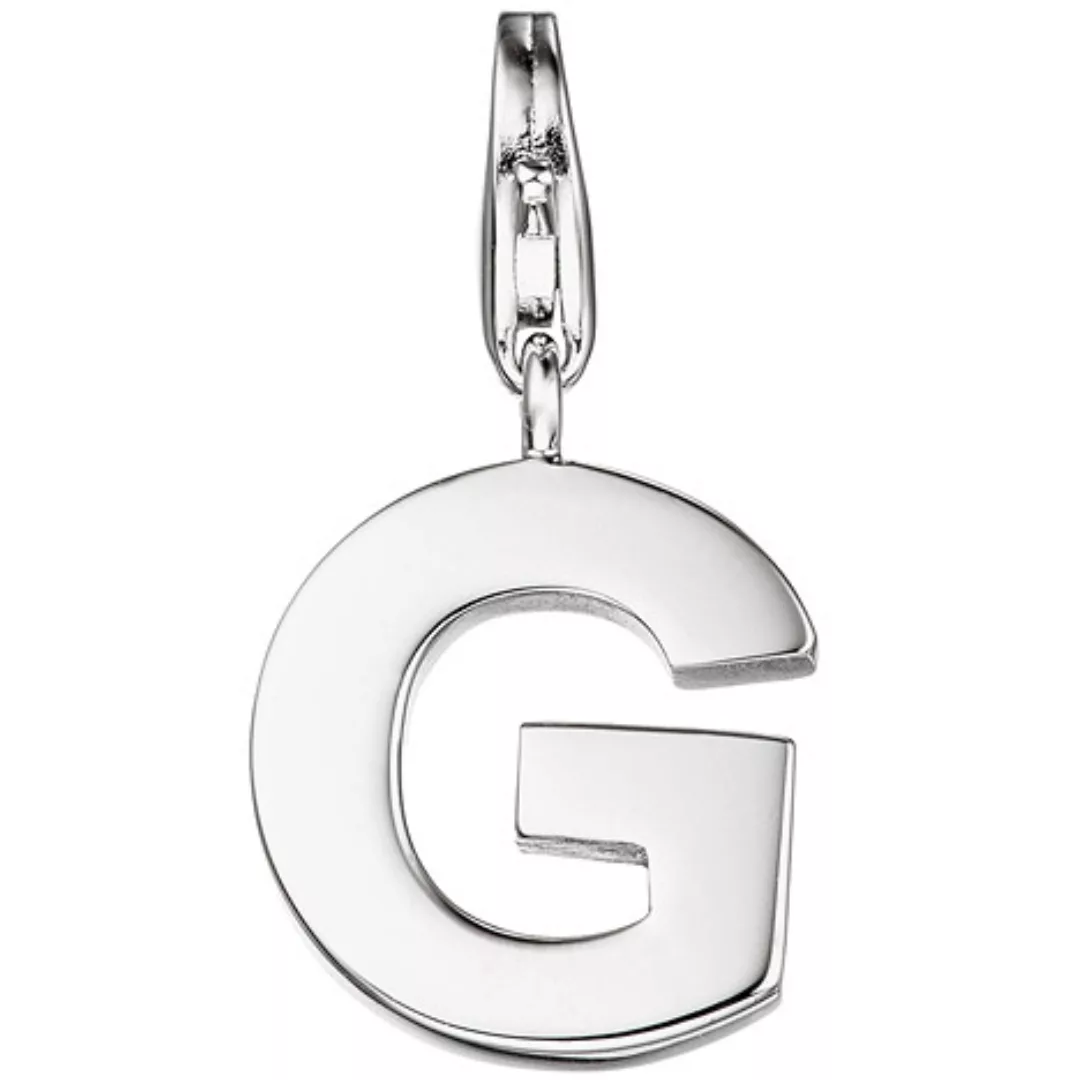 SIGO Einhänger Charm Buchstabe G 925 Sterling Silber Anhänger für Bettelarm günstig online kaufen