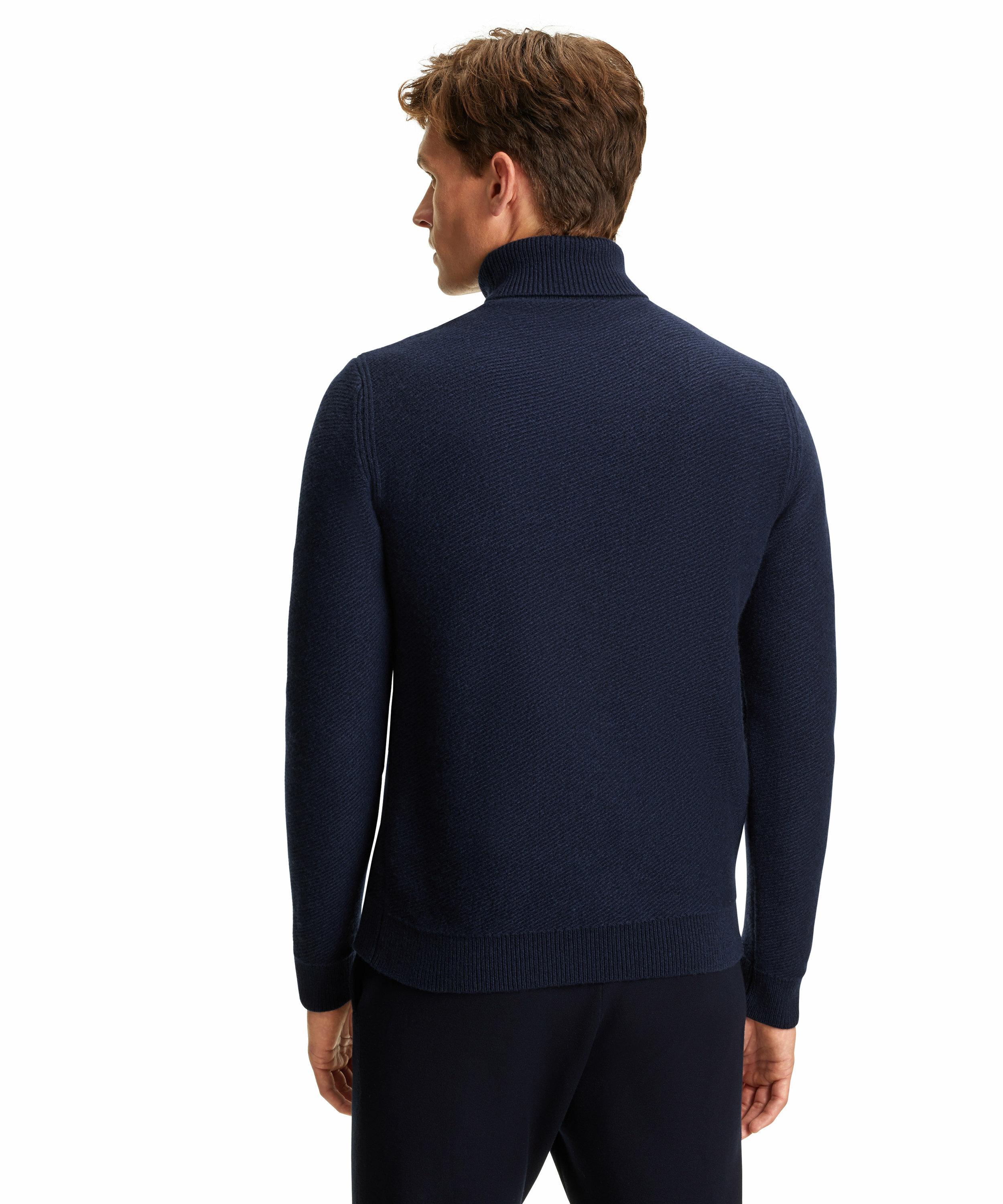 FALKE Herren Pullover Rollkragen, XXL, Blau, AnderesMuster, Schurwolle, 601 günstig online kaufen