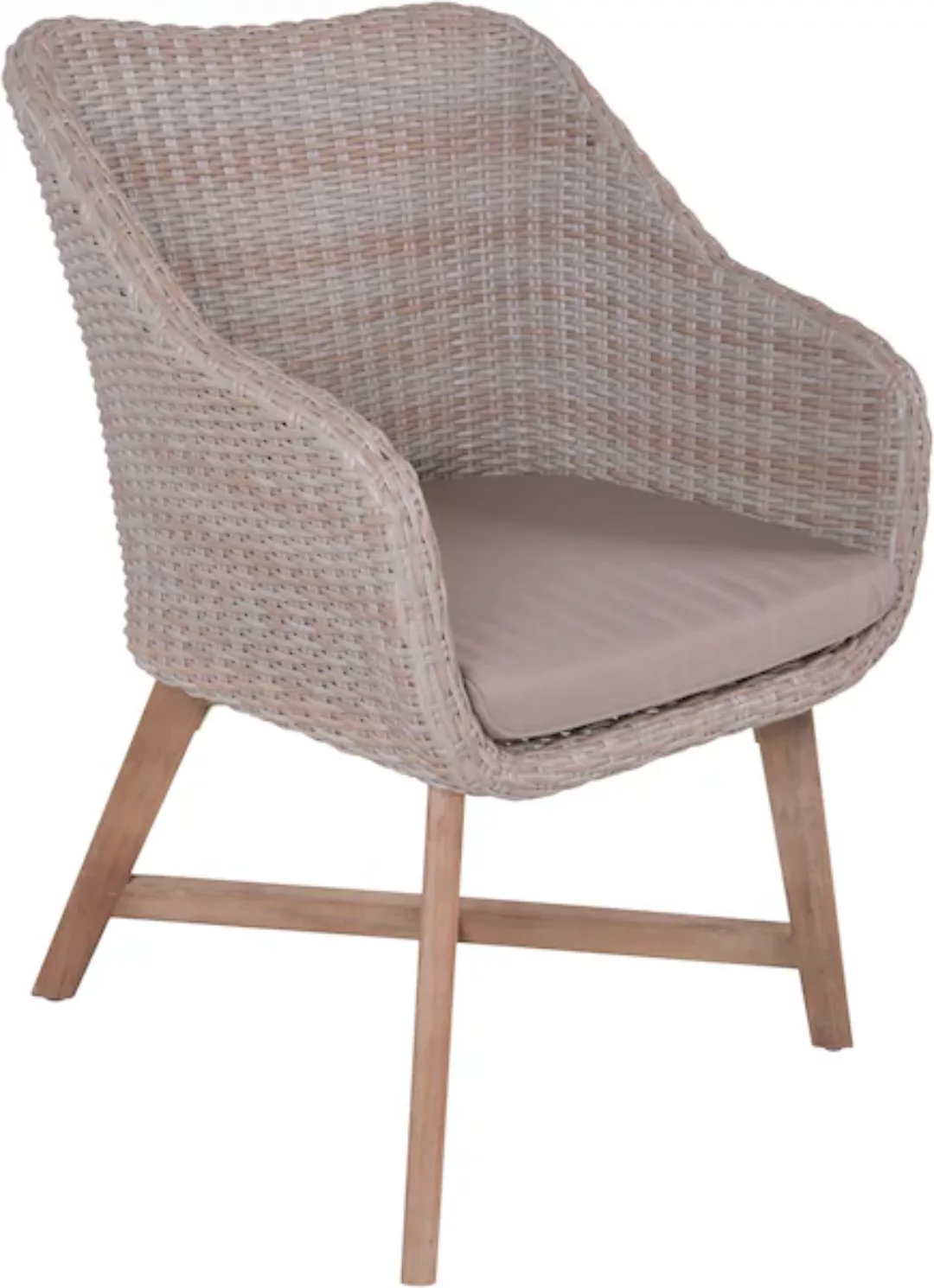 Garden Pleasure Gartenlounge-Sessel »OAKLAND«, (Set, 4 St.), inkl. Auflagen günstig online kaufen