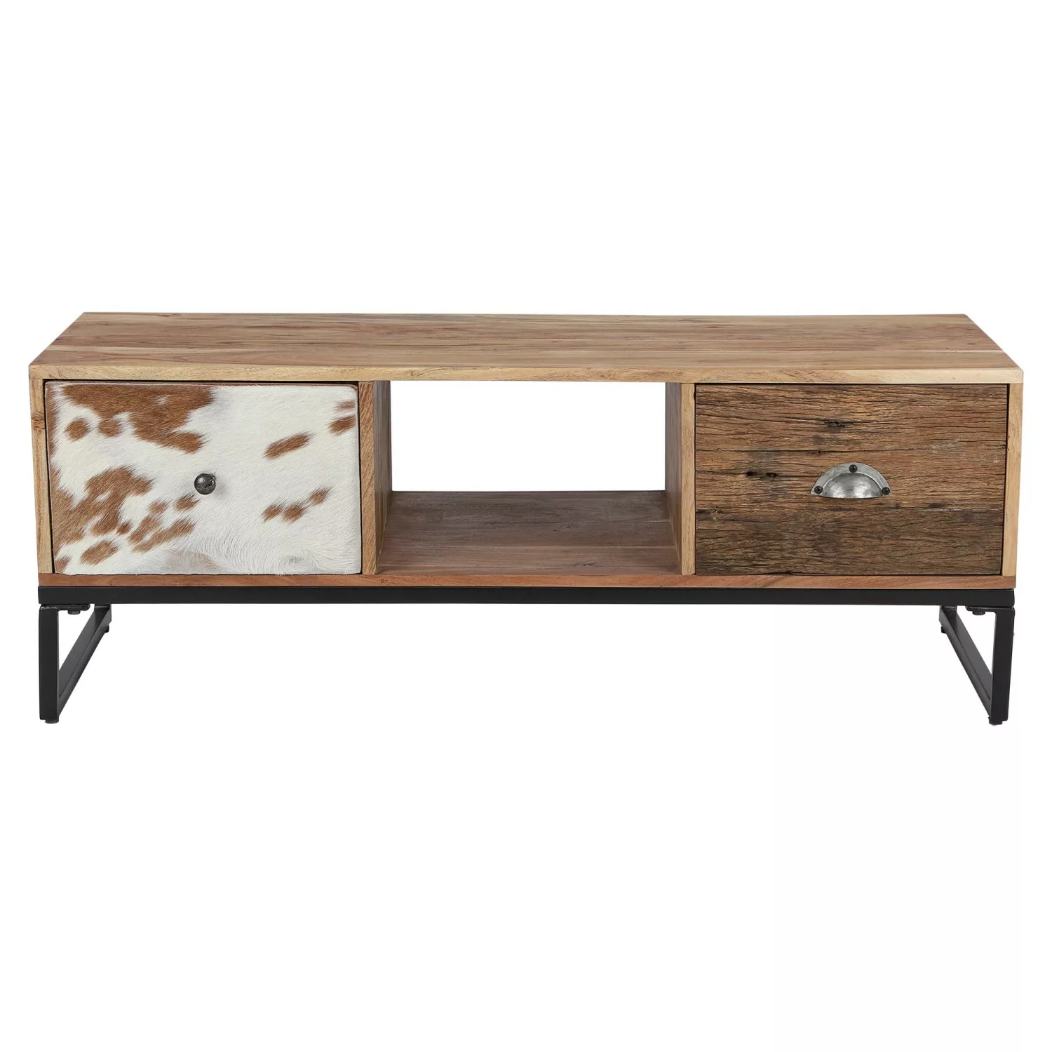 Womo-Design TV Lowboard Taipei 2 Schubladen 110x50 cm Handgefertigt Massivh günstig online kaufen