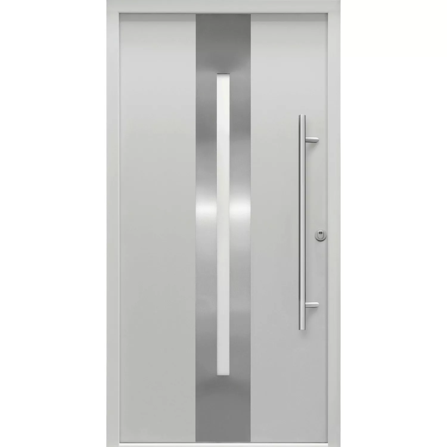 Sicherheits-Haustür ThermoSpace Prime Dublin RC2 Komfort Grau 100 x 210 cm günstig online kaufen