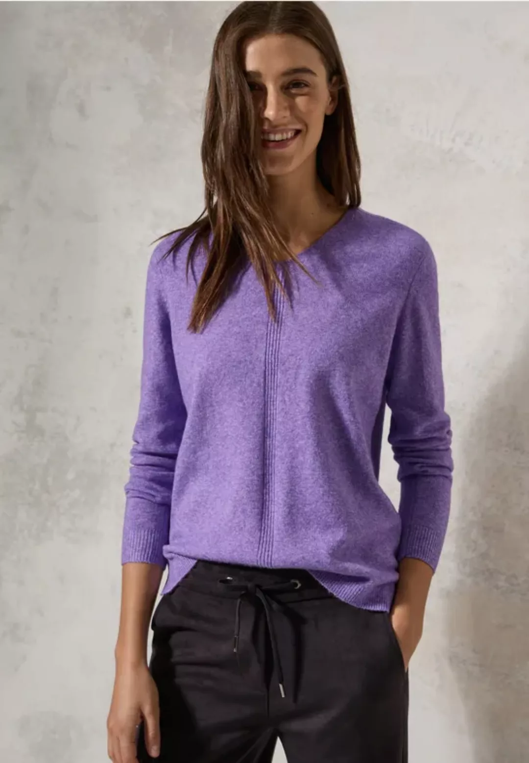 Cecil Strickpullover, mit Strick-Detail günstig online kaufen