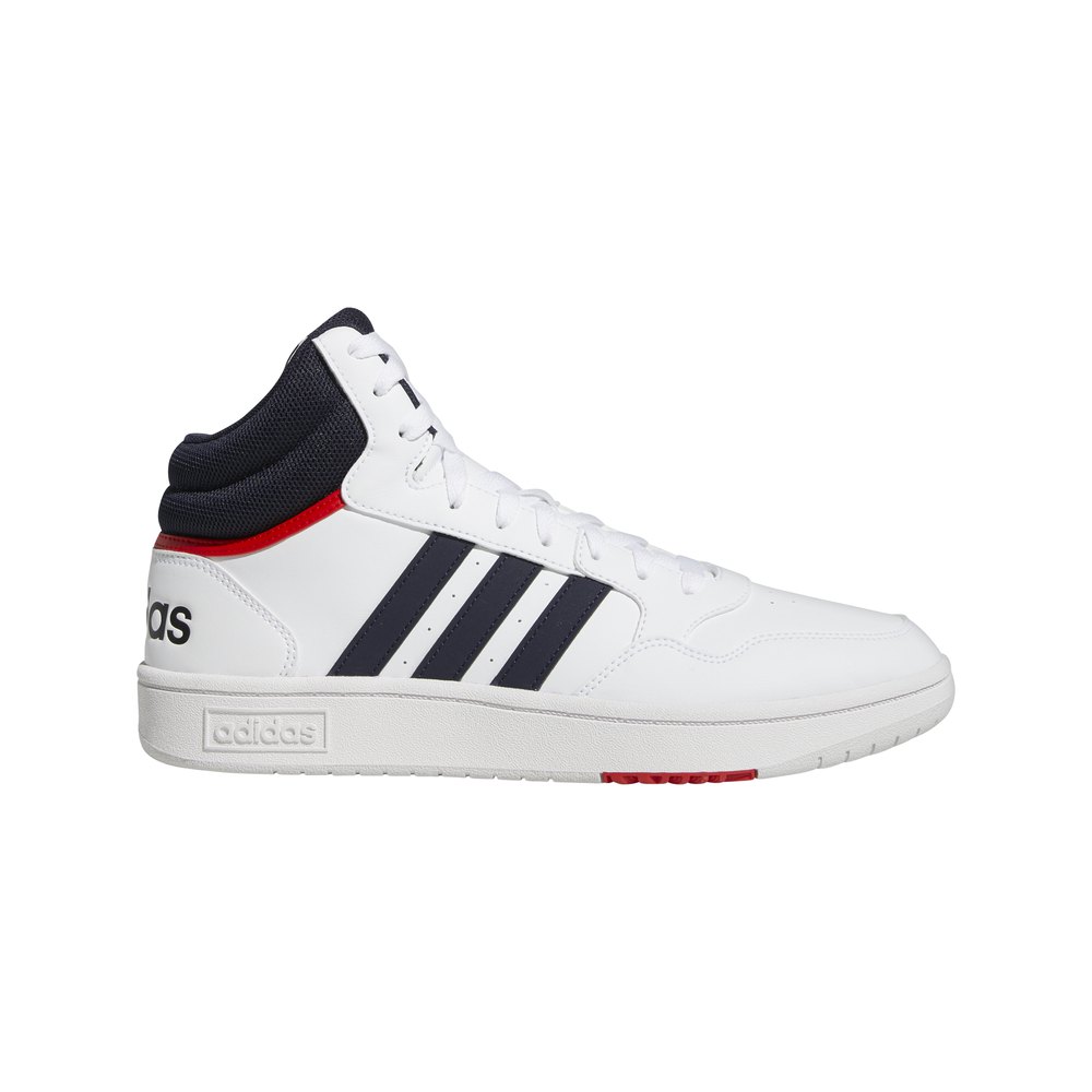 Adidas Hoops 3.0 Mid Sportschuhe EU 44 Ftwr White / Legend Ink / Vivid Red günstig online kaufen