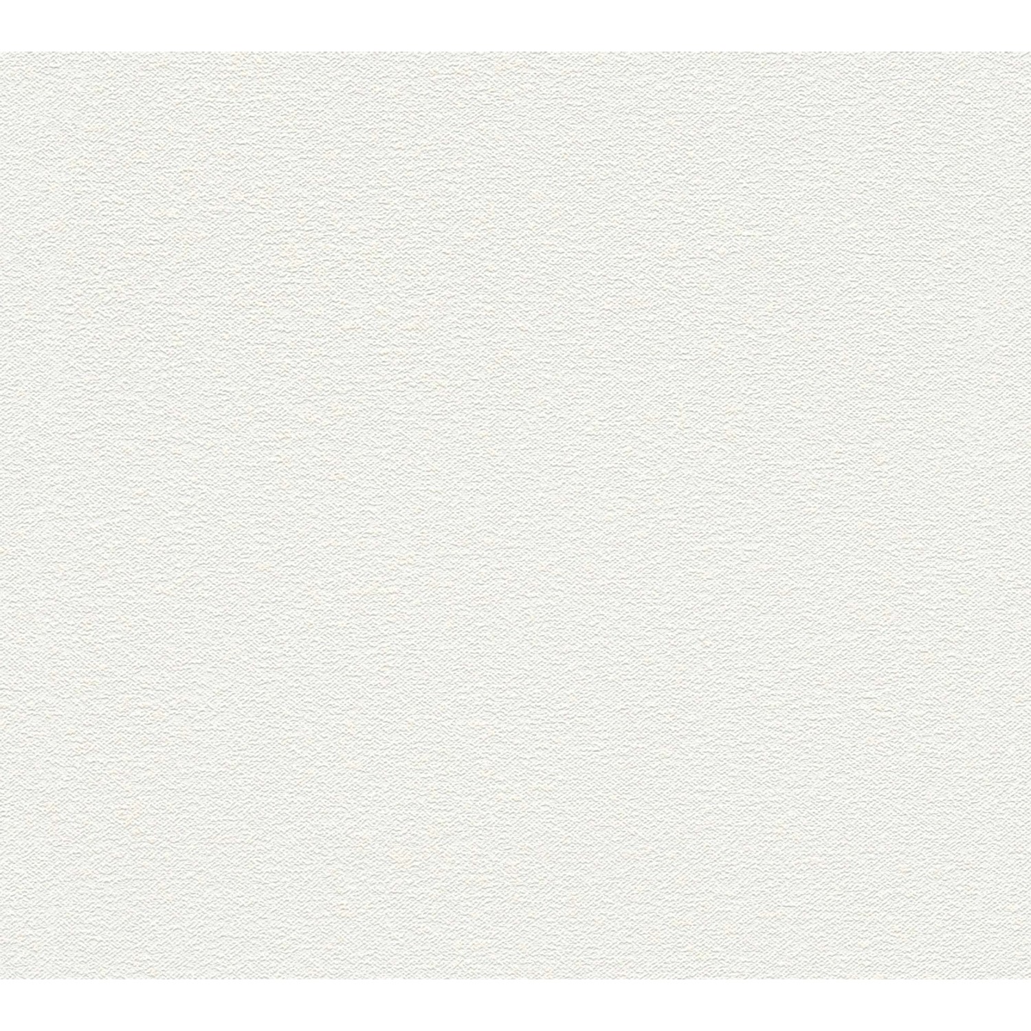 Livingwalls Tapete Uni Weiß 53 cm x 10,05 m AS-389741 günstig online kaufen
