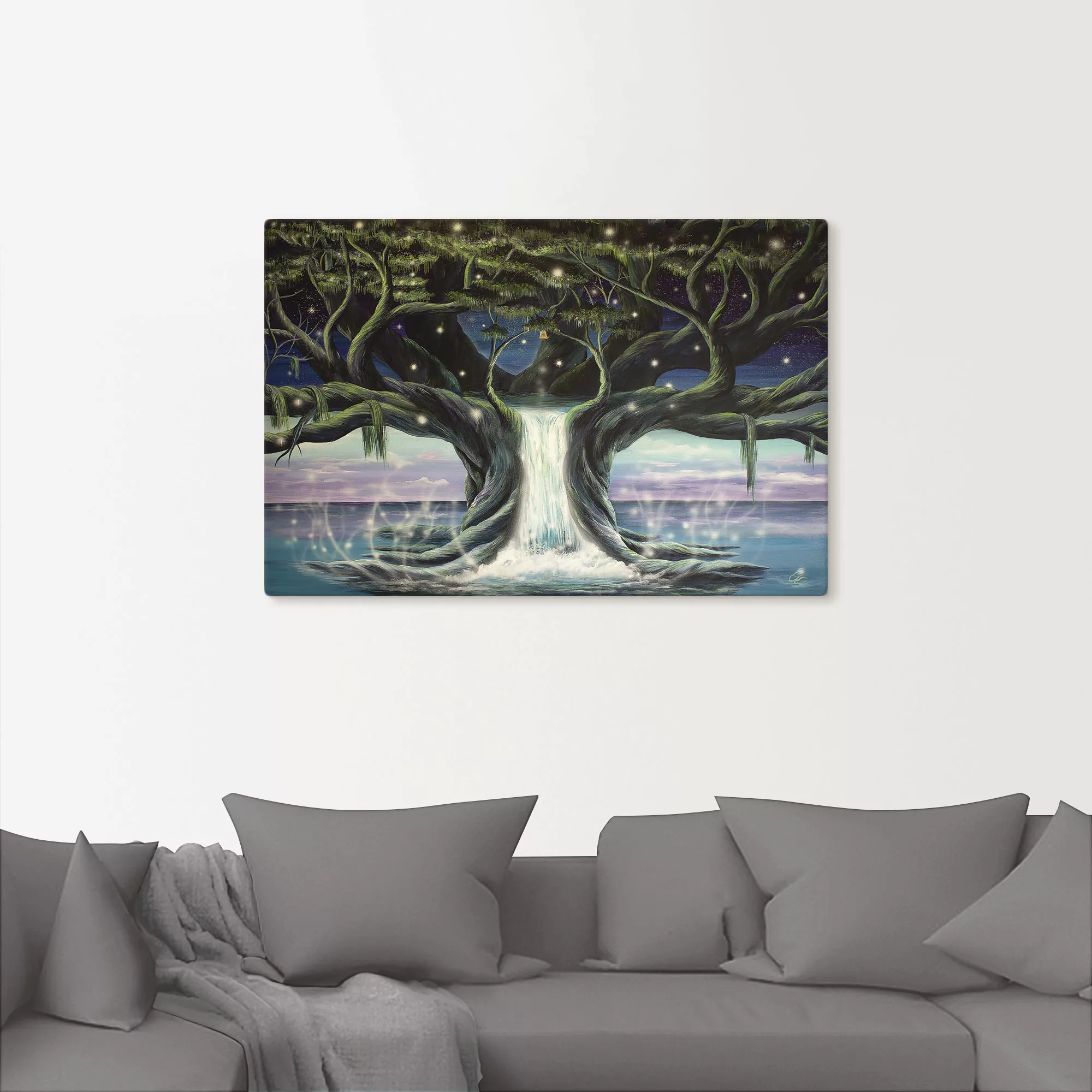 Artland Wandbild "Der Baum der Seelen", Landschaften, (1 St.), als Leinwand günstig online kaufen