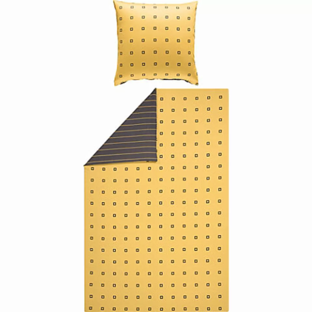 Erwin Müller Bettwäsche Wendebettwäsche, Mako-Satin, Grafik günstig online kaufen