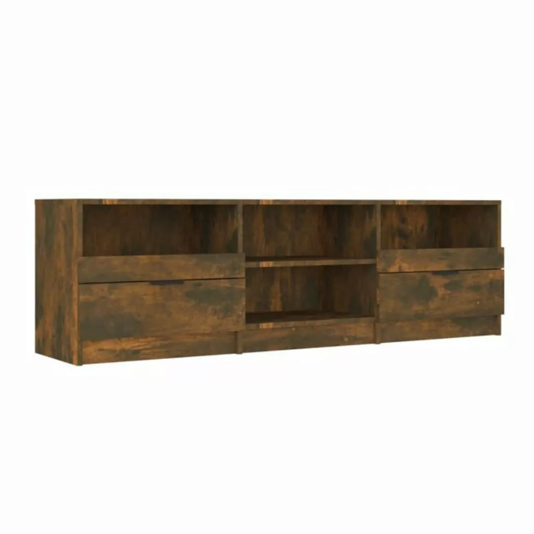 furnicato TV-Schrank Räuchereiche 150x33,5x45 cm Holzwerkstoff günstig online kaufen