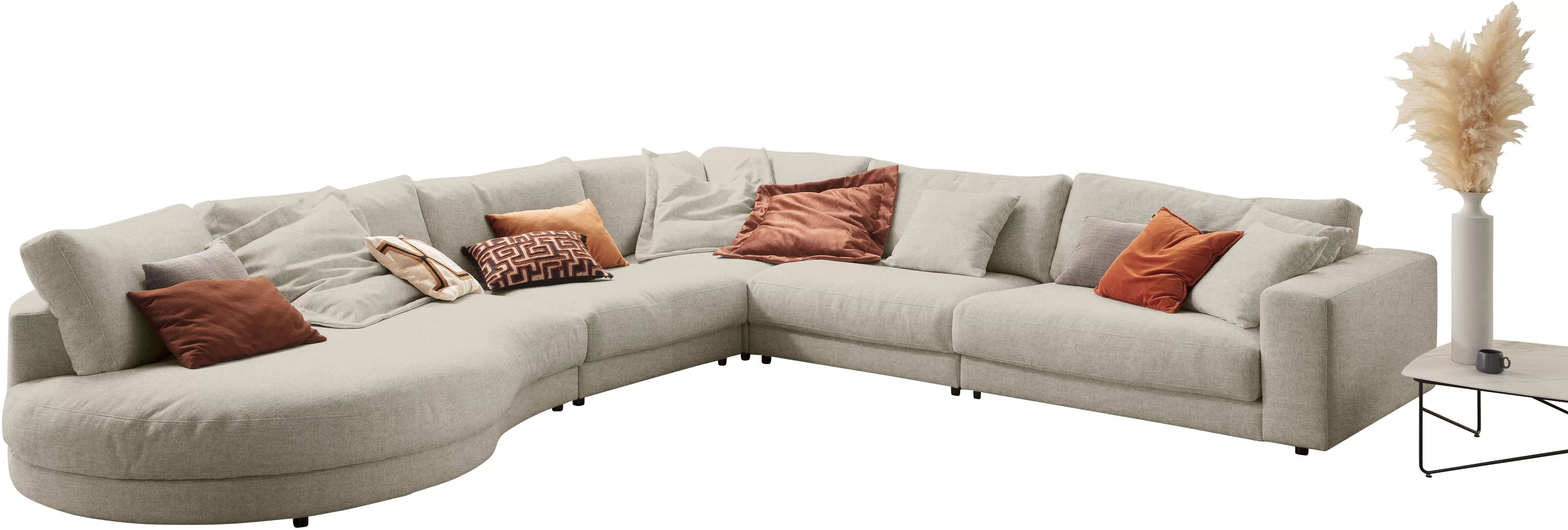 3C Candy Ecksofa "Enisa II, bequem und komfortabel, Mega Familiensofa, L-Fo günstig online kaufen