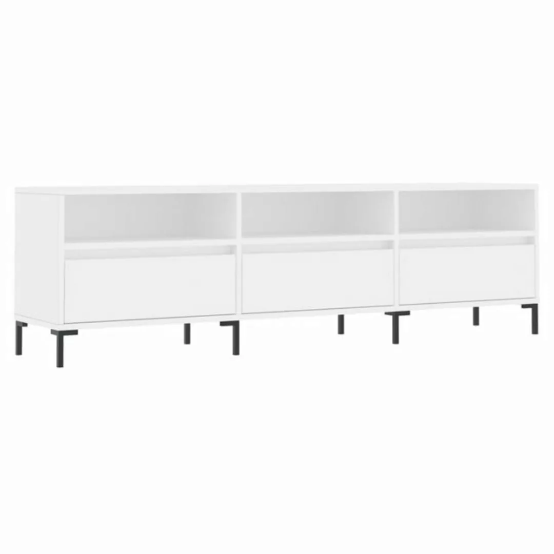 furnicato TV-Schrank Weiß 150x30x44,5 cm Holzwerkstoff (1-St) günstig online kaufen