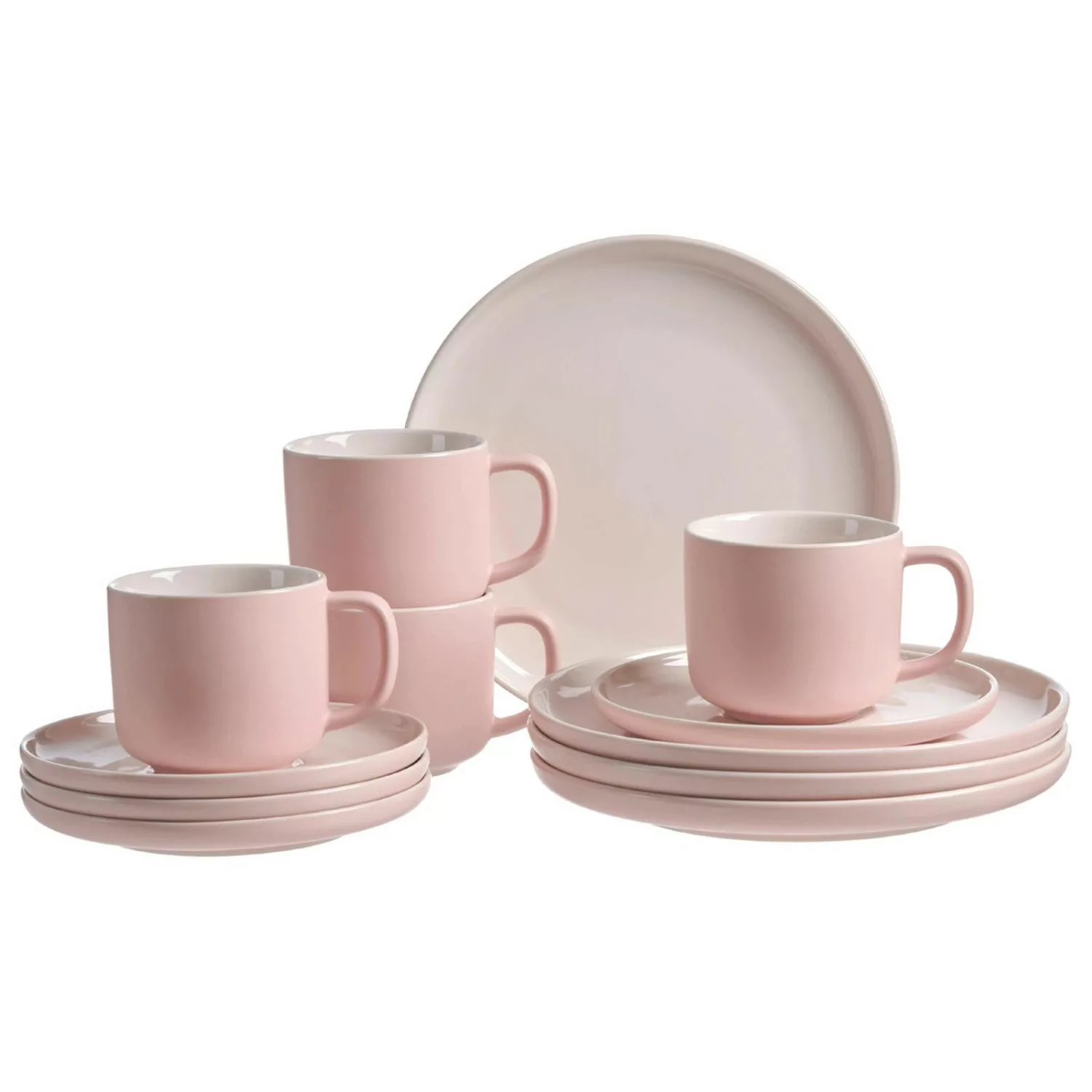 Ritzenhoff & Breker Jasper Kaffeeservice 12-teilig Rosa günstig online kaufen