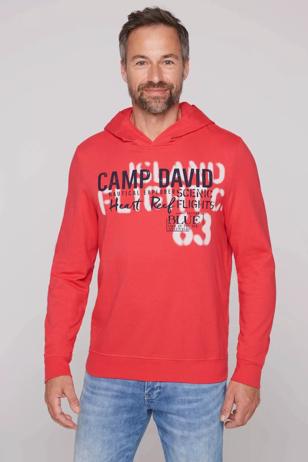 CAMP DAVID Kapuzensweatshirt, mit Baumwolle günstig online kaufen