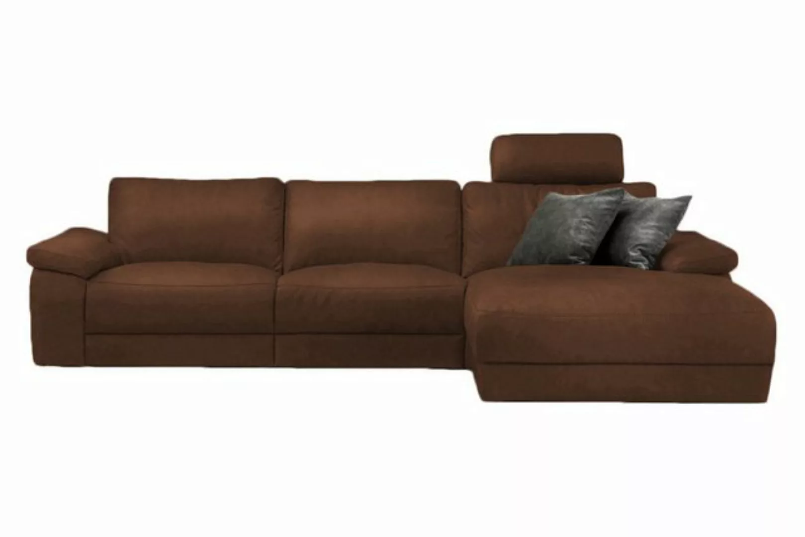 KAWOLA Ecksofa LOLA XL, Couch L-Form rechts oder links, Sitzvorzug motorisc günstig online kaufen