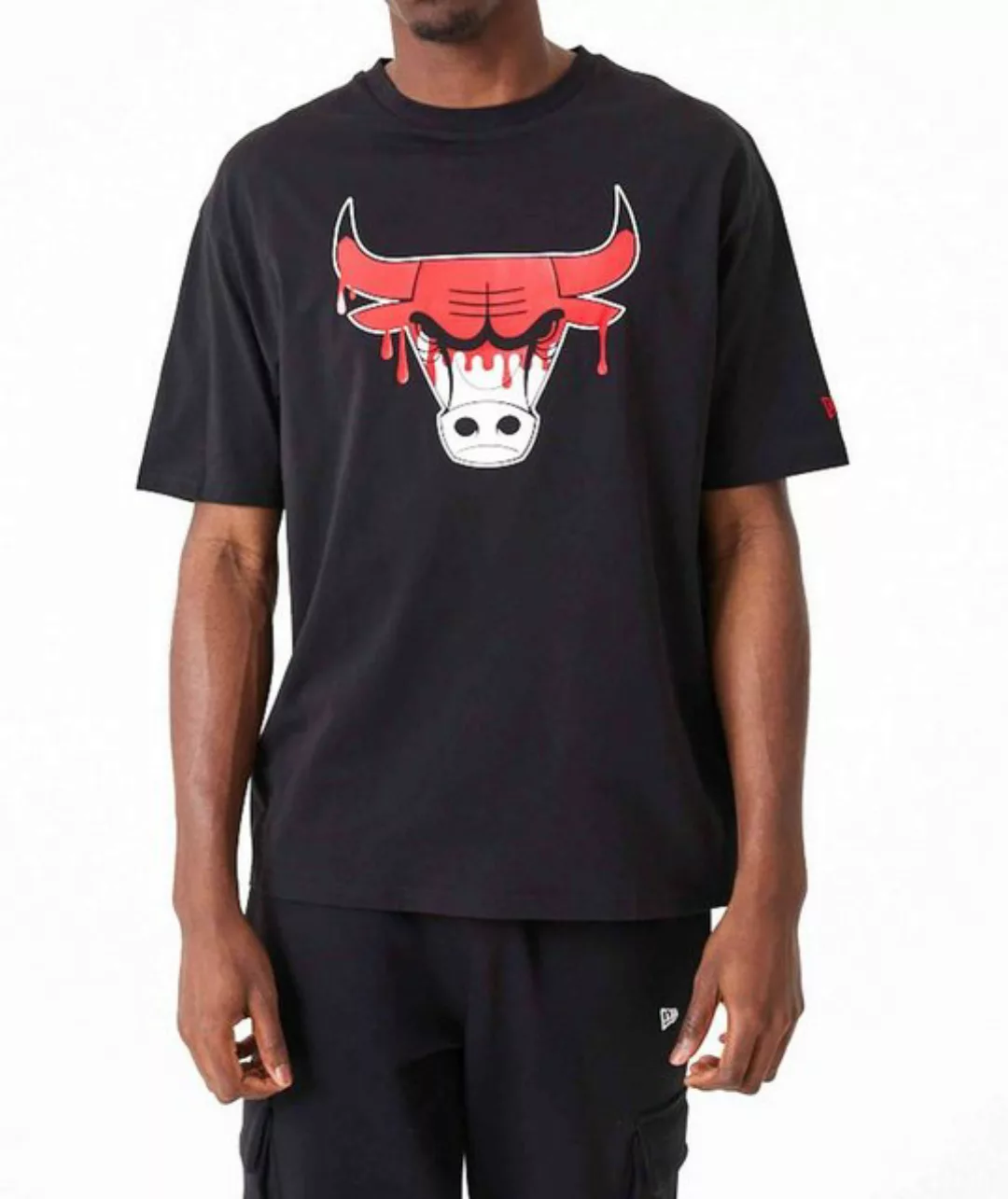 New Era T-Shirt NBA Chicago Bulls Drip Logo Oversized günstig online kaufen