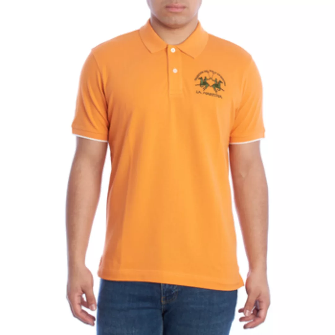 La Martina Poloshirt Polohemd Herren orange - Regular Fit günstig online kaufen